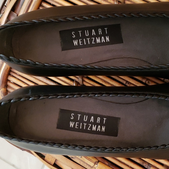 Stuart Weitzman Soft Black Leather Heels Size 6.5 - Picture 8 of 11